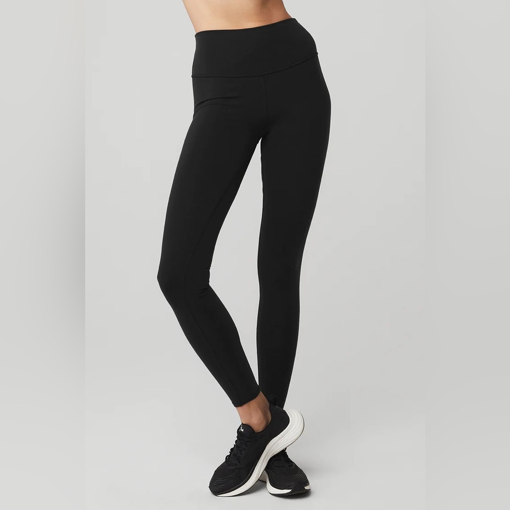Alo Yoga High-Waist ribbed Legging black